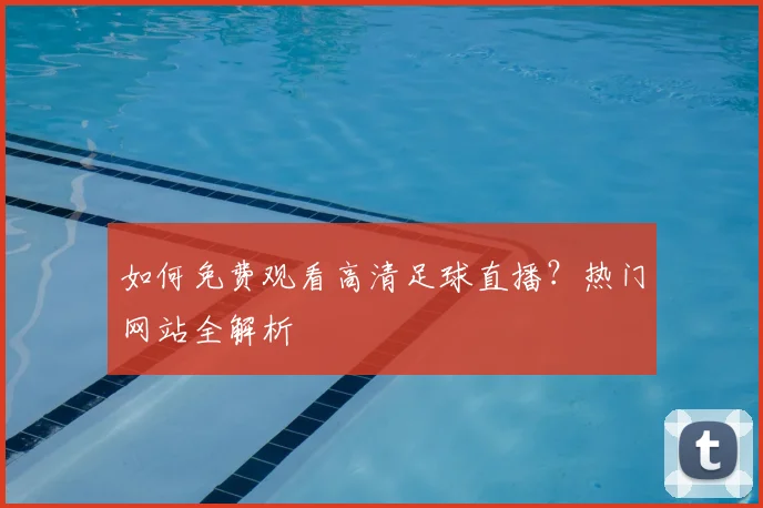 如何免费观看高清足球直播？热门网站全解析